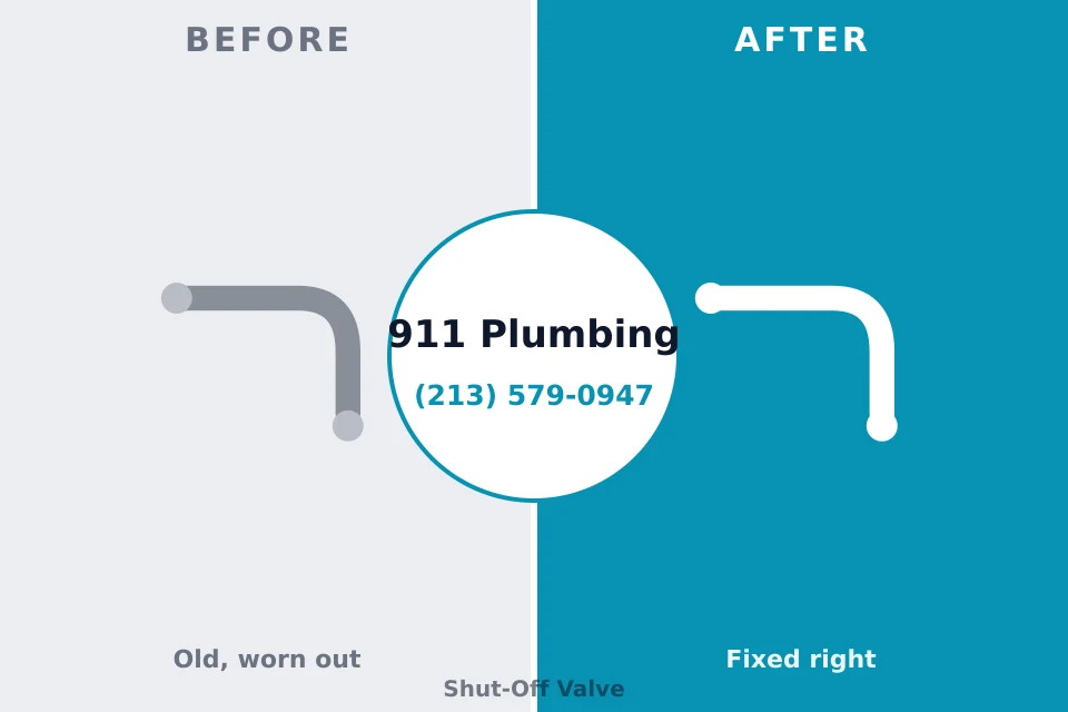Before and after: plumbing company Rohnert Park, CA